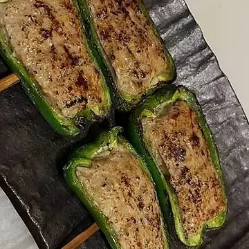 ピーマンの肉詰め