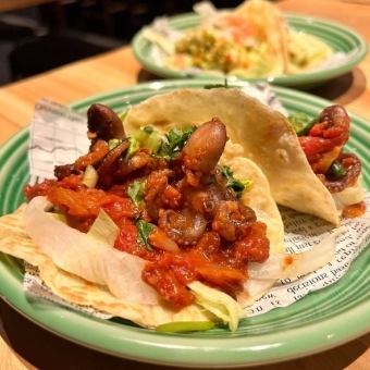 【120分飲み放題付き】手巻きタコスとグルテンフリーのお好み焼きで女子会コース全7品4,000円
