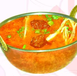 Dharmuton (bean and mutton curry)