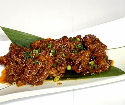 Charcoal grilled beef rib