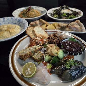 <贅沢プラン>料理7+２時間飲み放題付き！　今だけ5600円→5000円に！