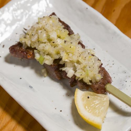 ねぎ塩牛タン串