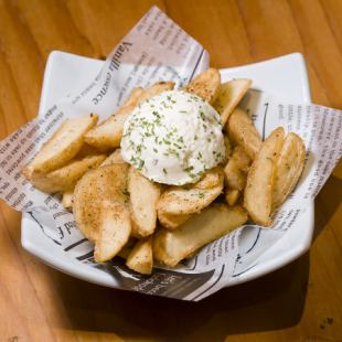 찐 감자 튀김 ~ 사워 크림 태워 ~