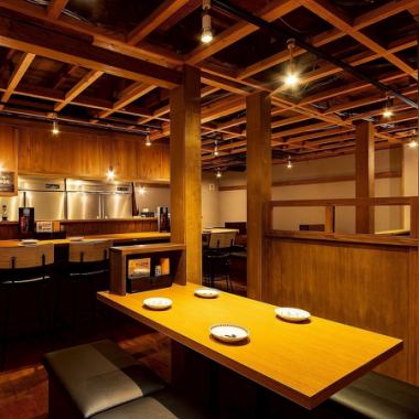 1Fのテーブル席※状況によっては希望に添えない場合がございます。