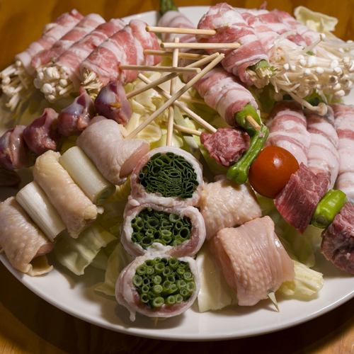 自慢の焼鳥は店舗で一本一本毎日、串打ちしてます！