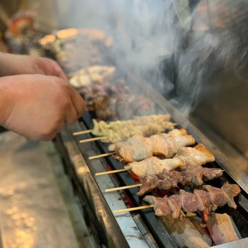 [可外带]使用大山鸡和三仓鸡等国产鸡的烤鸡肉串