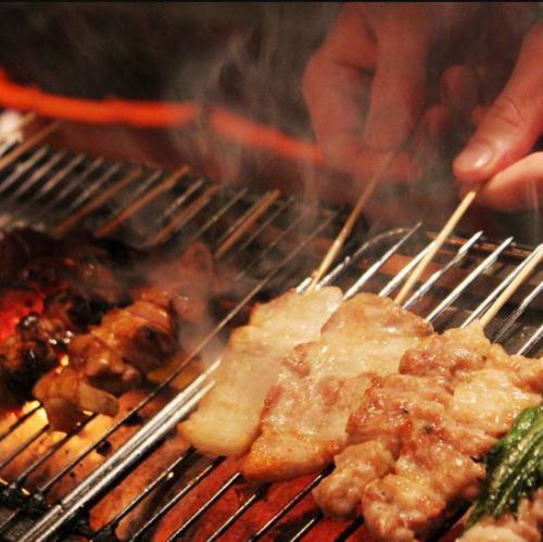 こだわりの炭焼き