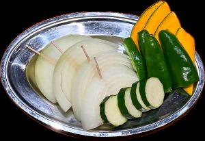 Grilled vegetable platter