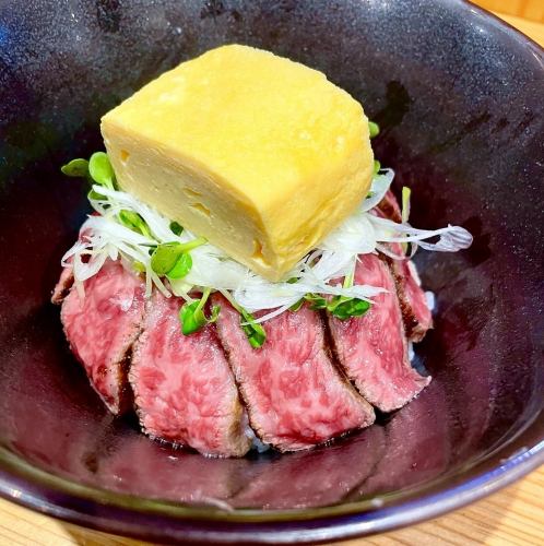 和牛ももの贅沢たたき丼