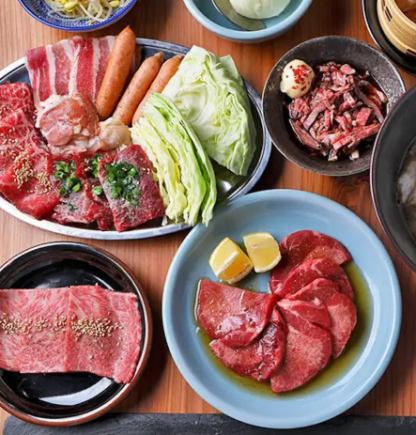 お肉を堪能するなら！2時間飲み放題付き！《大和牛堪能キヨミコース》