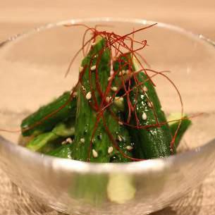 Tataki黃瓜/鹹水白菜/食用豆類/冷傢伙
