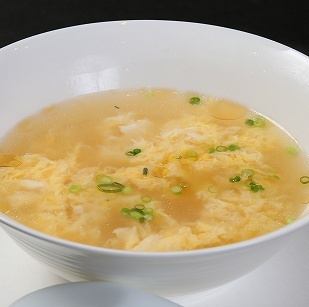 たまごスープ/わかめスープ