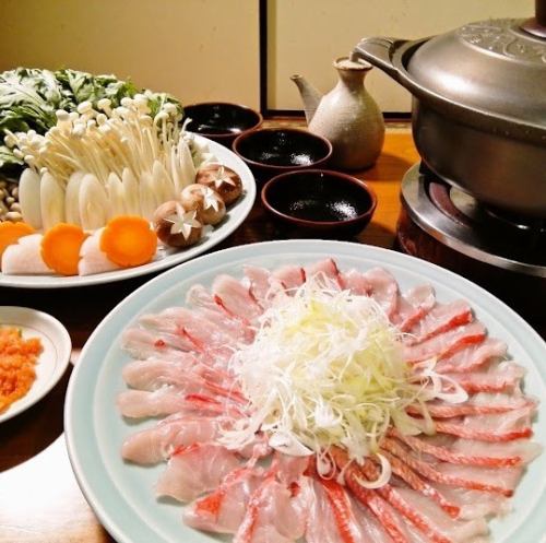 金目鯛（地金目）尽くしと金目鯛（地金目）のしゃぶしゃぶコース！　6,000円！！ 