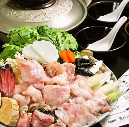 創業来人気の名物鍋物！！例：寄鍋・石狩鍋・かき鍋・鮟鱇鍋・鱈ちり・鳥鍋・湯豆腐等