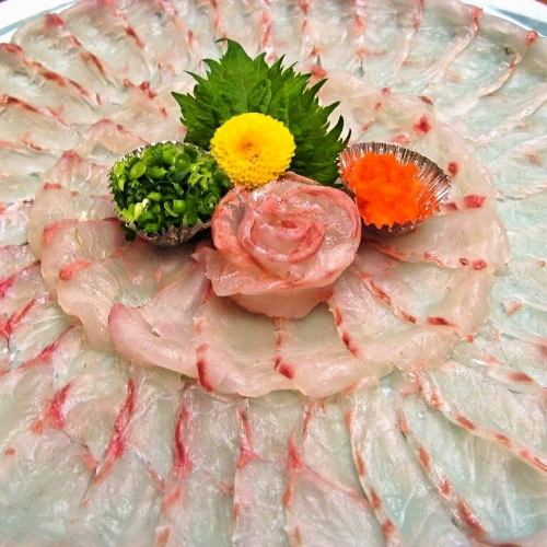 天然本クエ尽くしの酒宴コース！