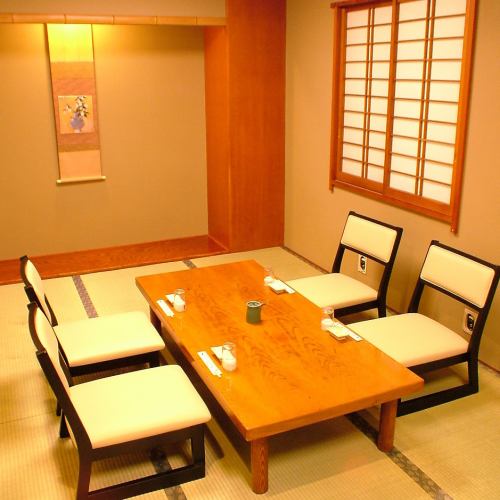 人数に応じて選べる個室