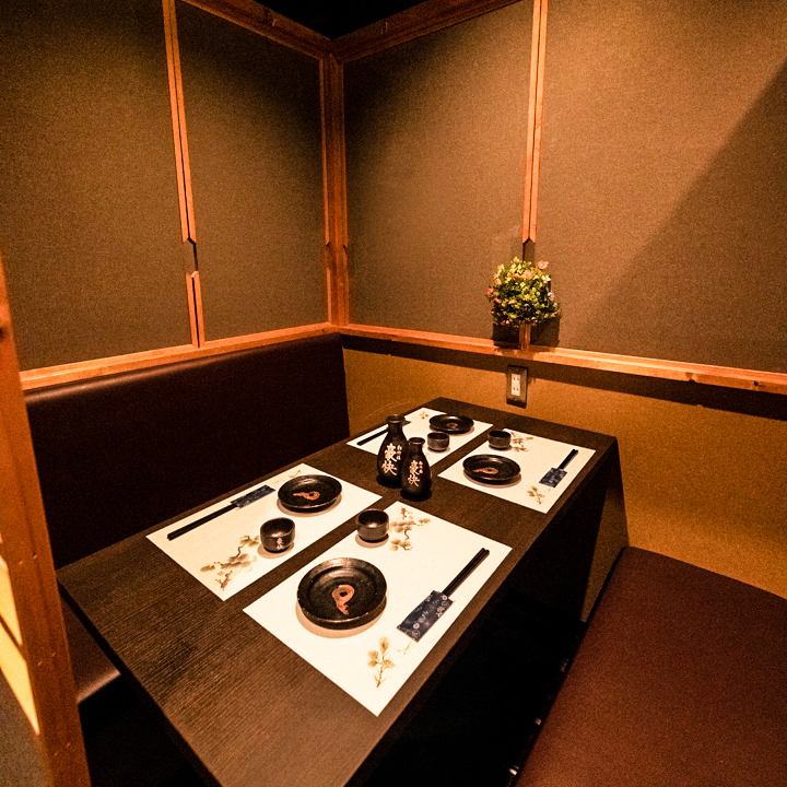 大人な雰囲気ある店内は、少人数～団体様まで個室でご案内！