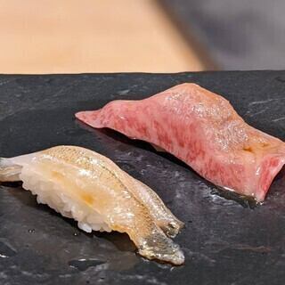【カウンター限定】厳選素材・黒毛和牛コース/27500円(税込) 特選肉料理と旬食材の9品