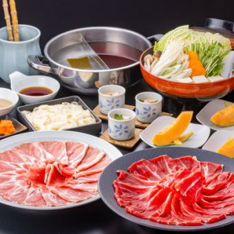 [2F Private Room Shabu-shabu] "Taikou Course" 120 minutes all-you-can-drink included 5,000 yen