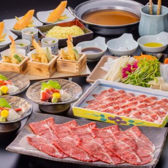 [2F Private Room Shabu-shabu] "Toyotomi Course" 120 minutes all-you-can-drink included 7,000 yen