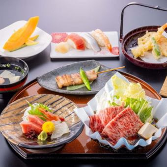 4/26~ [2F Private Room Sukiyaki] <Kaiseki> Momoyama Course 120 minutes all-you-can-drink included 7,000 yen (tax included)