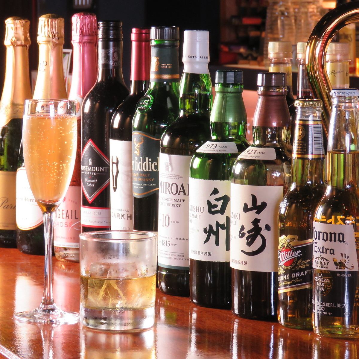 Daimao 1's extensive drink menu♪ All-you-can-drink single item 1,628 yen (tax included)