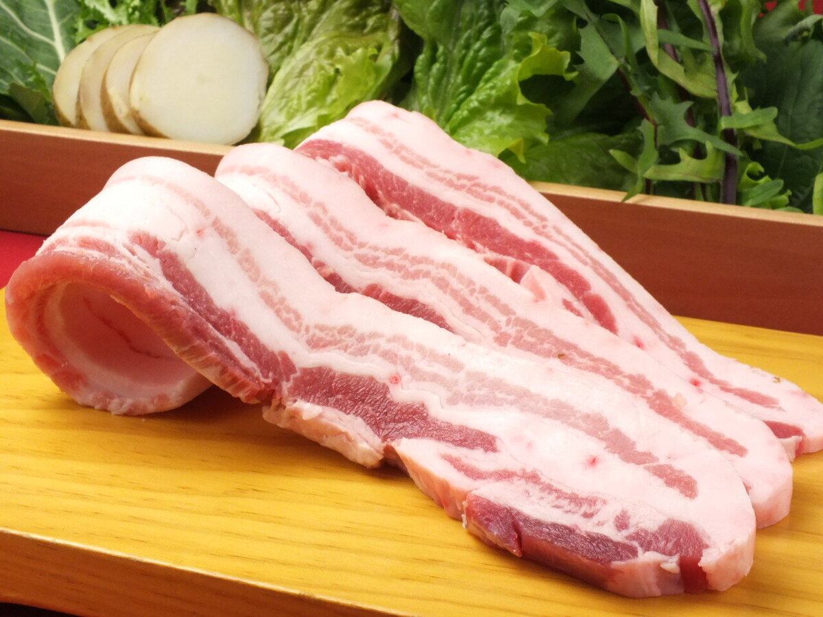 【肉厚★サムギョプサル】石焼プレーで焼くため旨みが凝縮！！