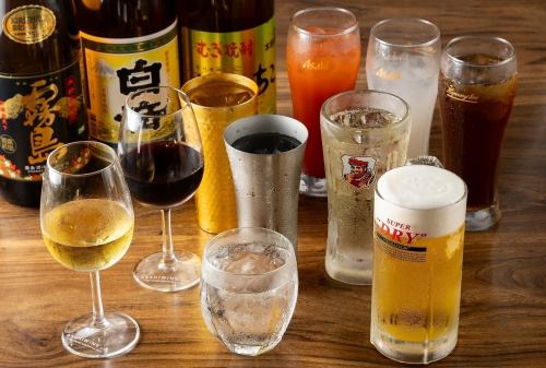 ドリンクは豊富なメニュー