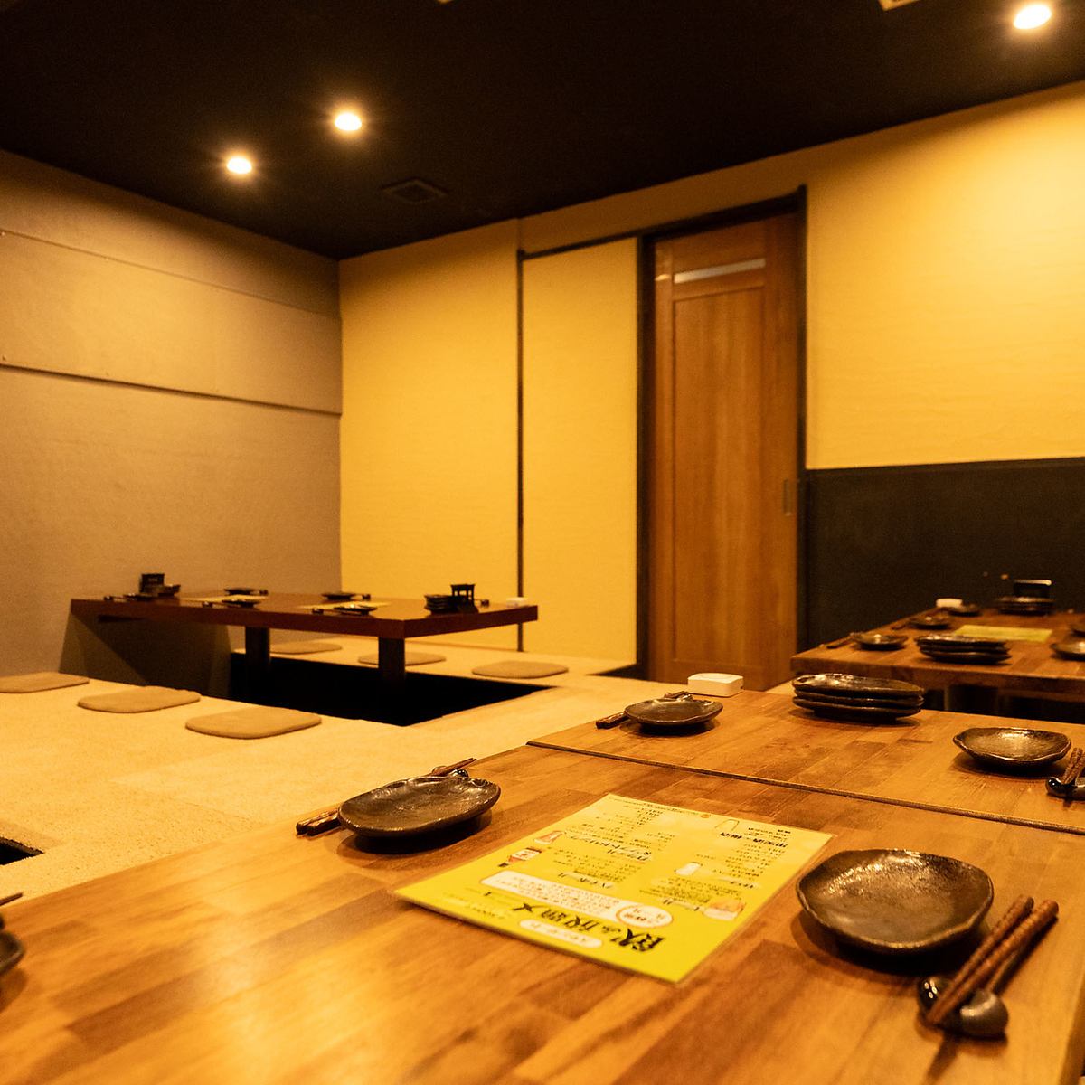 完全個室を貸切可能です！各種ご宴会はぜひ芯をご利用ください♪