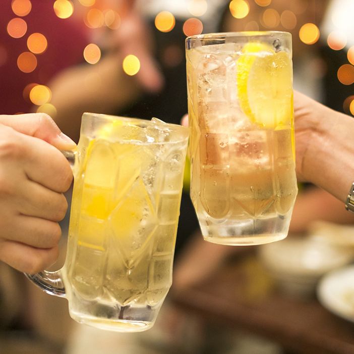 【2時間単品飲み放題2,000円】生ビール付でご案内可能・・・