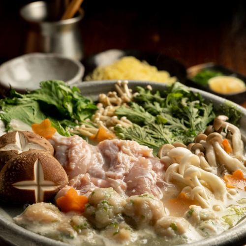【精心烹制的鸡汤火锅,温暖你的冬日……可加点至任何套餐,另加500日元】