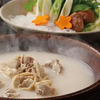 【8月特別SALE"6,500→5,500"】極 鶏白湯水炊きコース / 全8品2H飲み放題付
