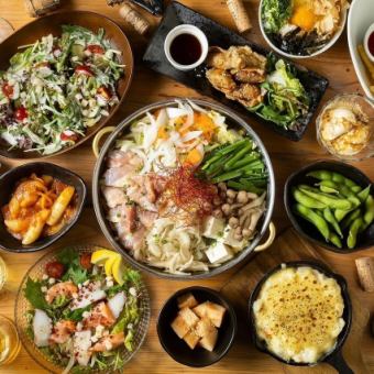 【福岡最強コスパ宣言】平日は時間無制限♪スタンダード食べ飲み放題!3500円