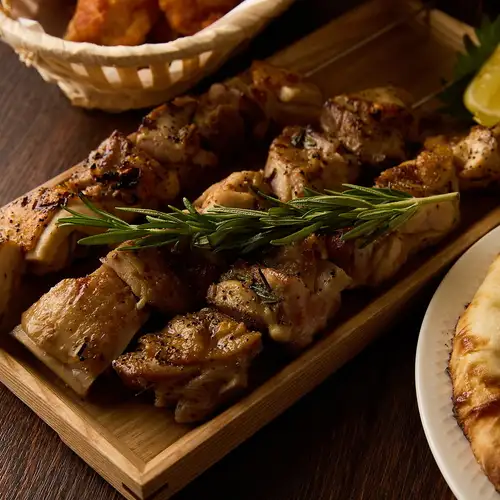 窯で焼き上げたBBQメニューが美味しい！