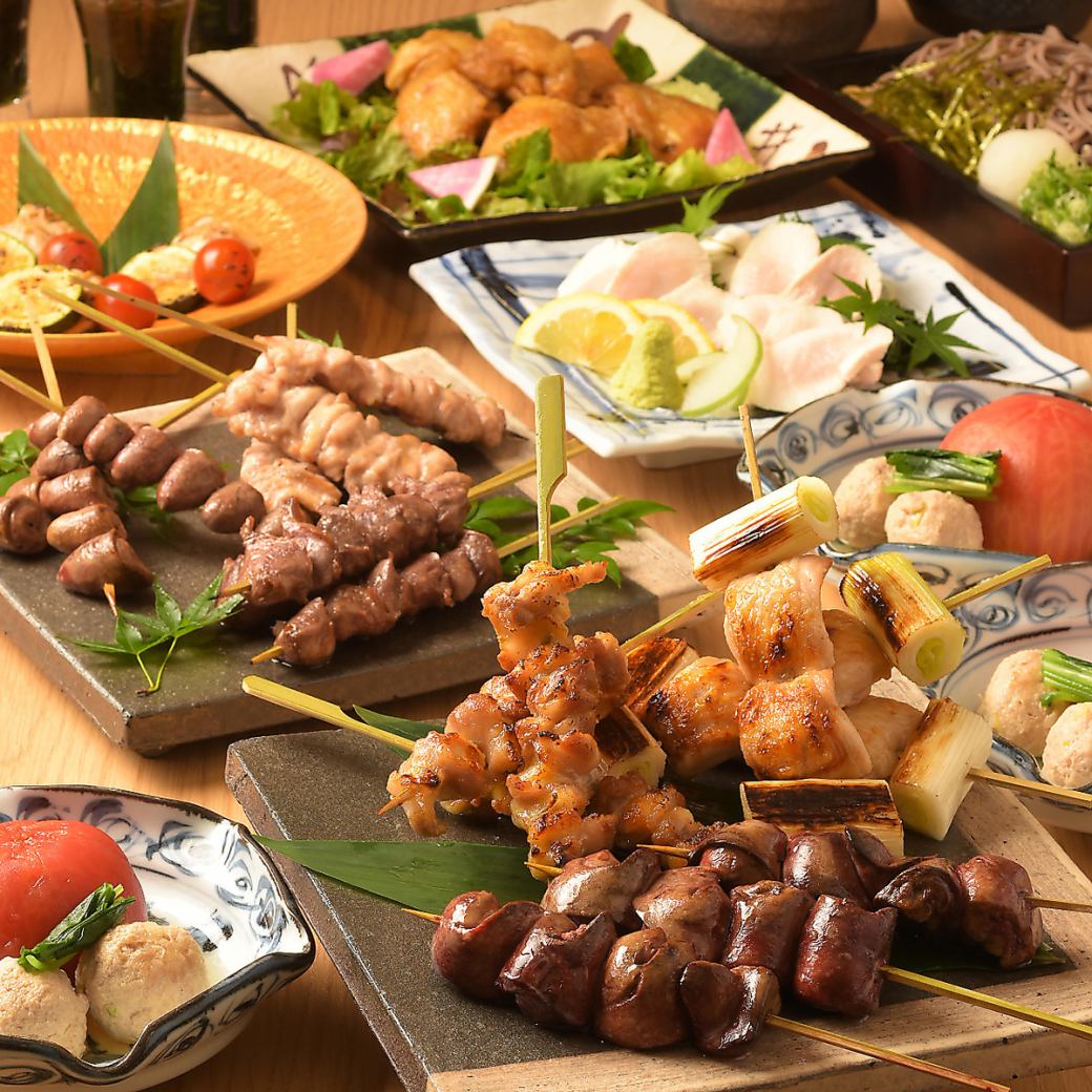 Courses start at 3,500 JPY (incl. tax)! A total of 7 dishes with all-you-can-drink for 2 hours