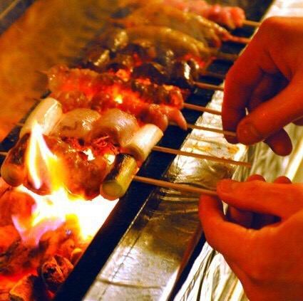 Excellent Yakitori with Asaka chicken