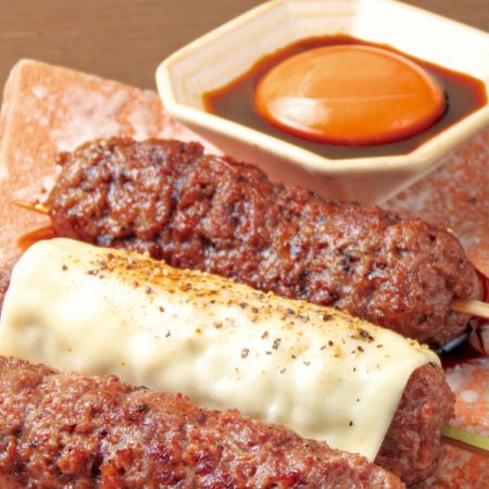 米沢牛100%つくね串炭火焼き ◆月見 ◆チーズ
