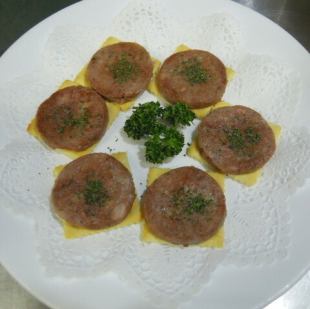 Liver pate sausage