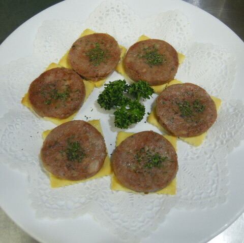 Liver pate sausage