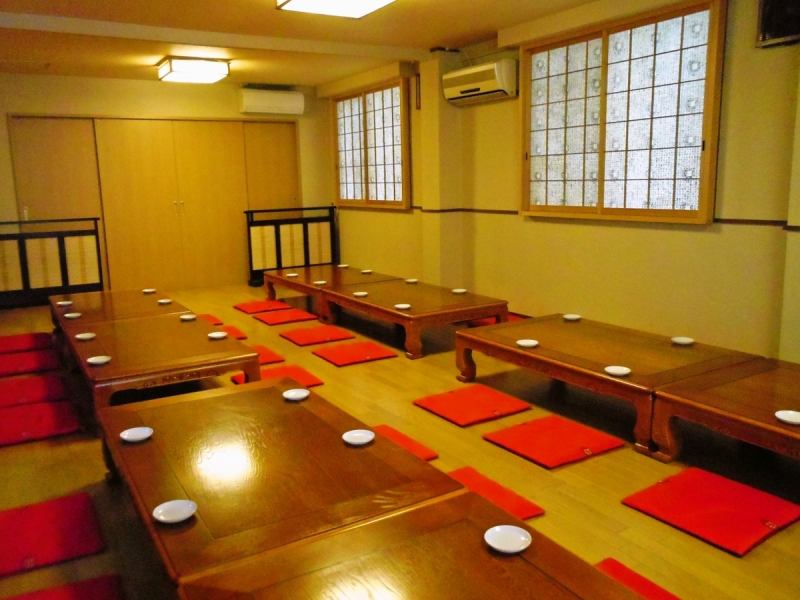 ２階に13名様～ＯＫの宴会場完備。30名～貸切も可能♪忘年会、新年会、歓迎会、送別会、各種宴会におすすめ☆コース料理も各種ご用意♪韓国料理堪能コースは、ホルモン鍋やプルコギも堪能できてめちゃくちゃお得！！その他コースはご予算なども気軽にご相談下さい。