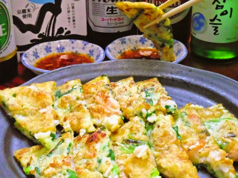 海鮮チヂミ