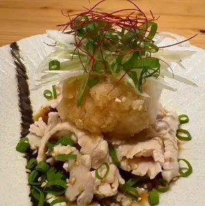 ミノ刺しおろしポン酢