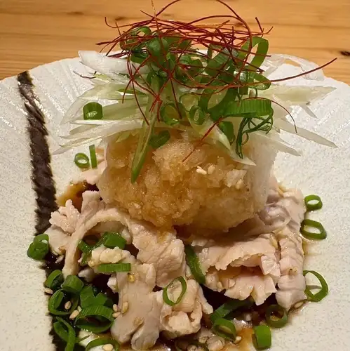 ミノ刺しおろしポン酢