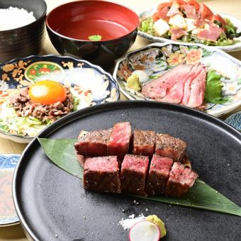 【名物】井の万黒毛和牛コース5500円(税込)