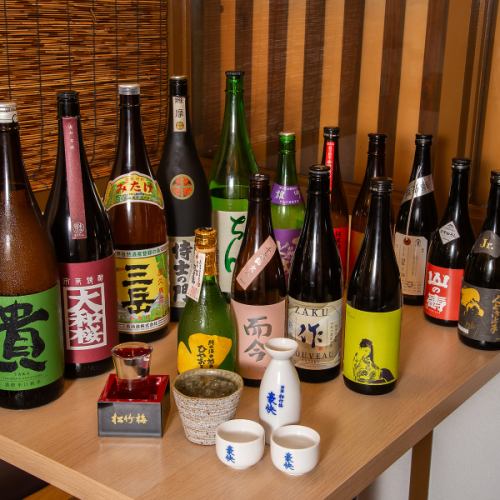 鮮魚の逸品メニューと種類豊富なドリンクをご提供