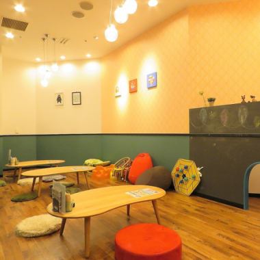 【Kids Space】 Complete in the back of the store.Family with children, Mom is happy ♪ It is safe for children to have.