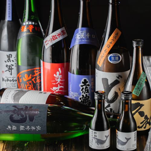 A lot of local sake from Kochi♪