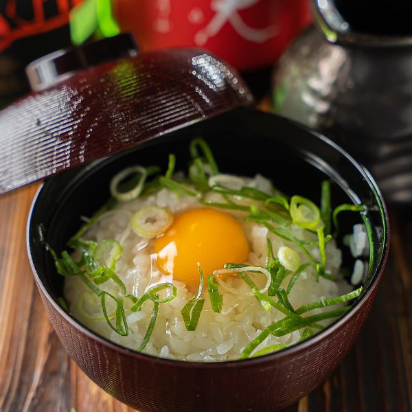 Dashi soup egg over rice (Tosa Jiro egg)