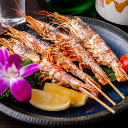 天使の海老串 炉端焼き