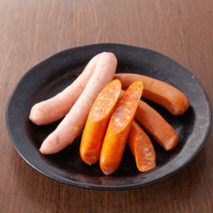 ソーセージ盛合せ